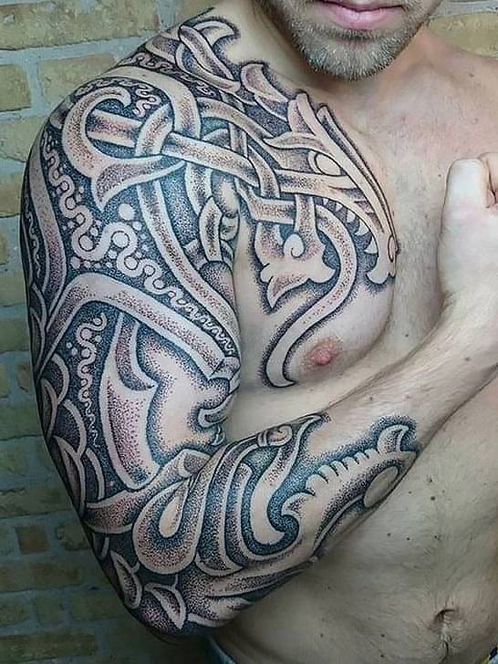 Кельтские племенные татуировки