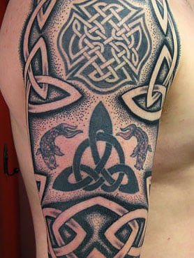 Ирландские племенные татуировки