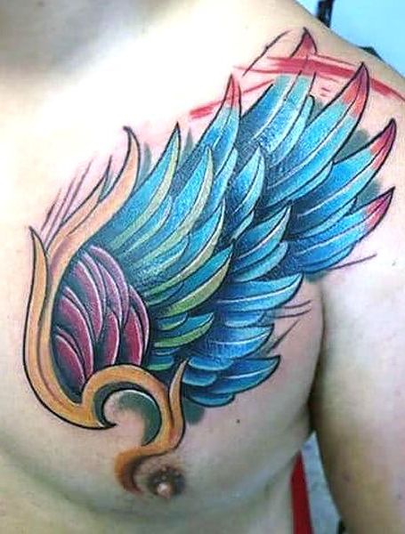 Крутая подборка татуировок с крыльями Ангела для мужчин