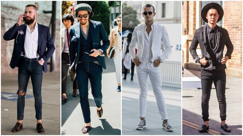 Как носить пиджак с джинсами мужчине: стильные образы в 2022 году