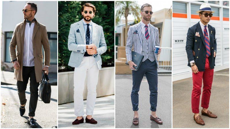 Как стильно носить и с чем правильно сочетать мужские лоферы?