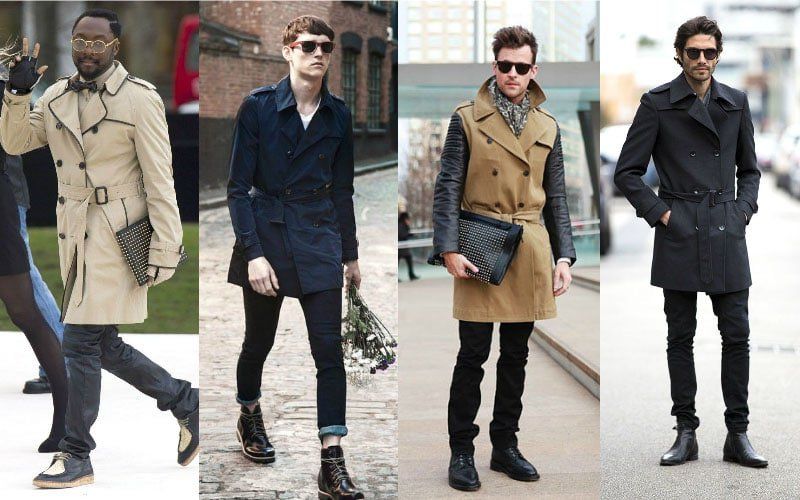 7 лучших стильных мужских вариантов тренчей на зиму