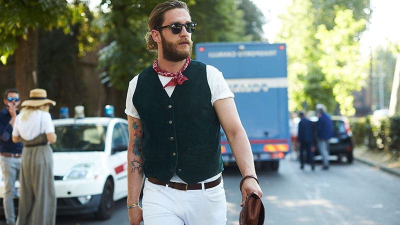 Как носить бандану мужчине: 5 стильных вариантов