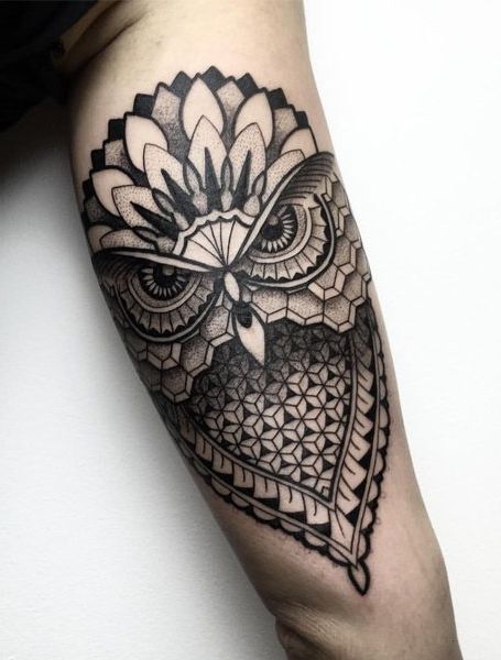 Топ-25 символических татуировок совы для каждого мужчины