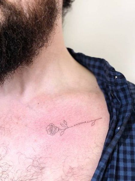 15 массивных татуировок на ключице для мужчин и что они означают