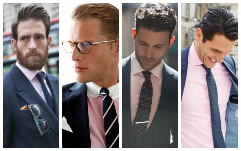 Как стильно носить розовую рубашку мужчинам?