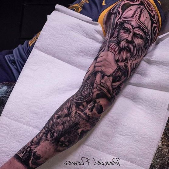 25 крутых вариантов татуировок на рукаве для мужчин