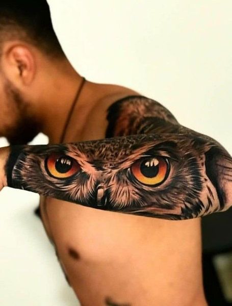 Топ-25 символических татуировок совы для каждого мужчины