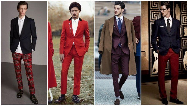 Как носить красные штаны мужчине: современный образ в 2022 году