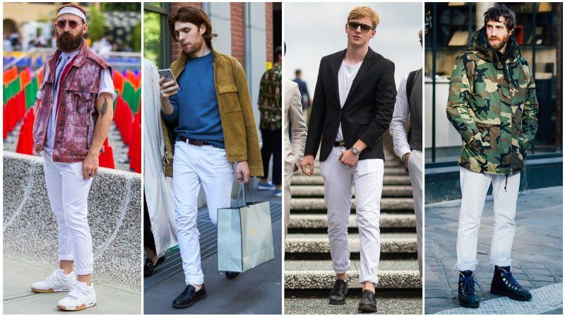 С чем носить белые джинсы мужчине: 6 современных вариантов