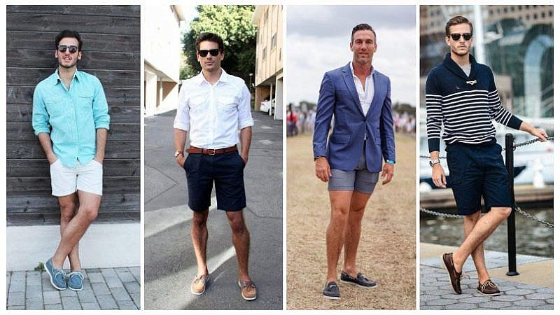 С чем носить шорты летом мужчине