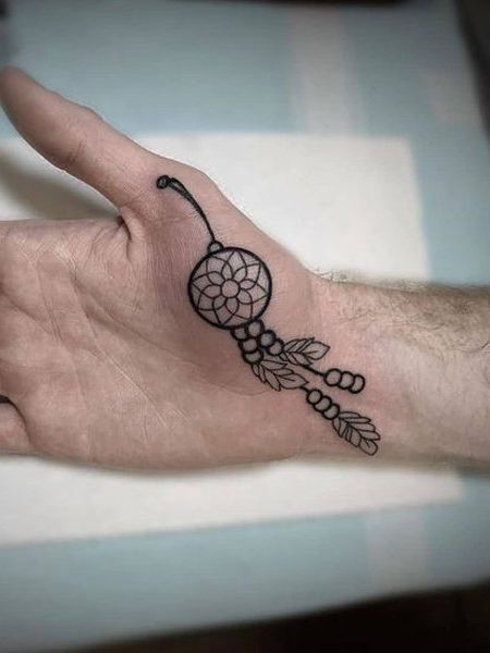 Подборка необычных татуировок «Ловец снов» для мужчин