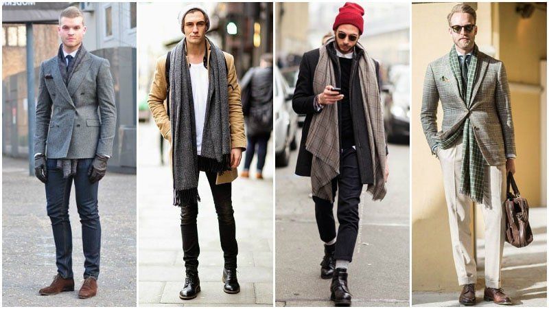 Как нужно носить мужской шарф, чтобы попасть в стиль? 