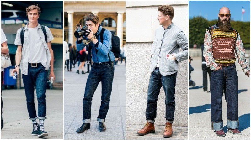 Какую обувь носить мужчине с синими джинсами