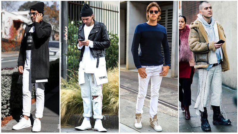 С чем носить белые джинсы мужчине: 6 современных вариантов