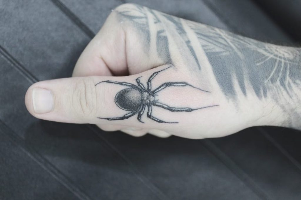Воровские татуировки паук
