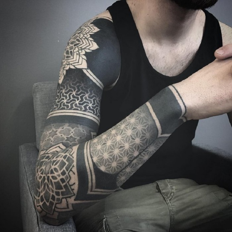 Значение татуировок в стиле дотворк