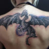 татуировка с драконом